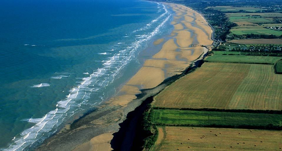 France, Calvados, Omaha beach, one of the beaches of the Normandy landings during the Second World War