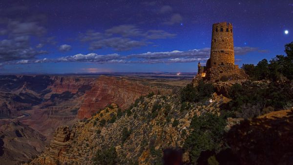 Desert View Watchtower, Grand Canyon National Park, Arizona