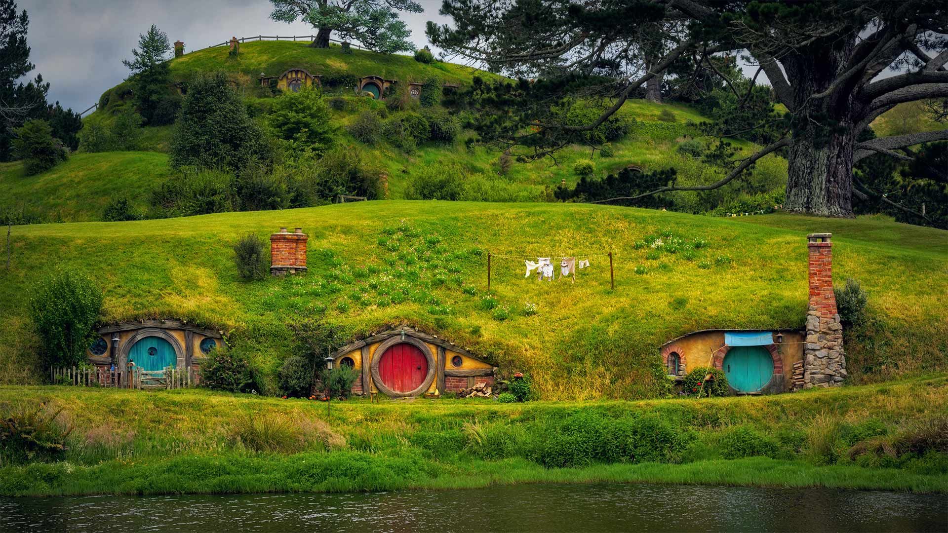 Hobbiton, near Matamata, North Island, New Zealand