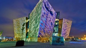 Titanic Belfast, a maritime museum in Belfast, Northern Ireland (© Allan Baxter/Gallery Stock)(Bing United States)